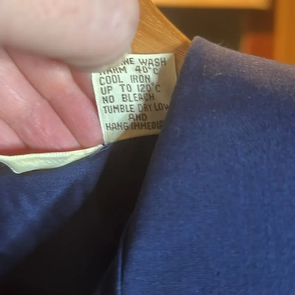 Vintage Supreme Permanent Press Work Shirt Blue Utility Button Down Korea Sz 1X - Picture 10 of 14